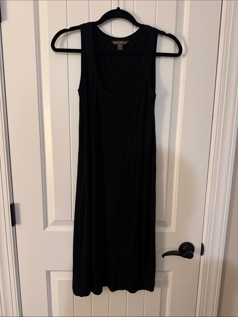 Tommy Bahama Black Sleeveless Tank Dress Size XS with crew neck line - Picture 1 of 6